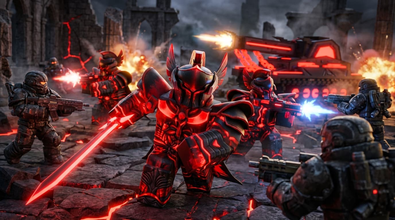 AI-generated Roblox game thumbnail